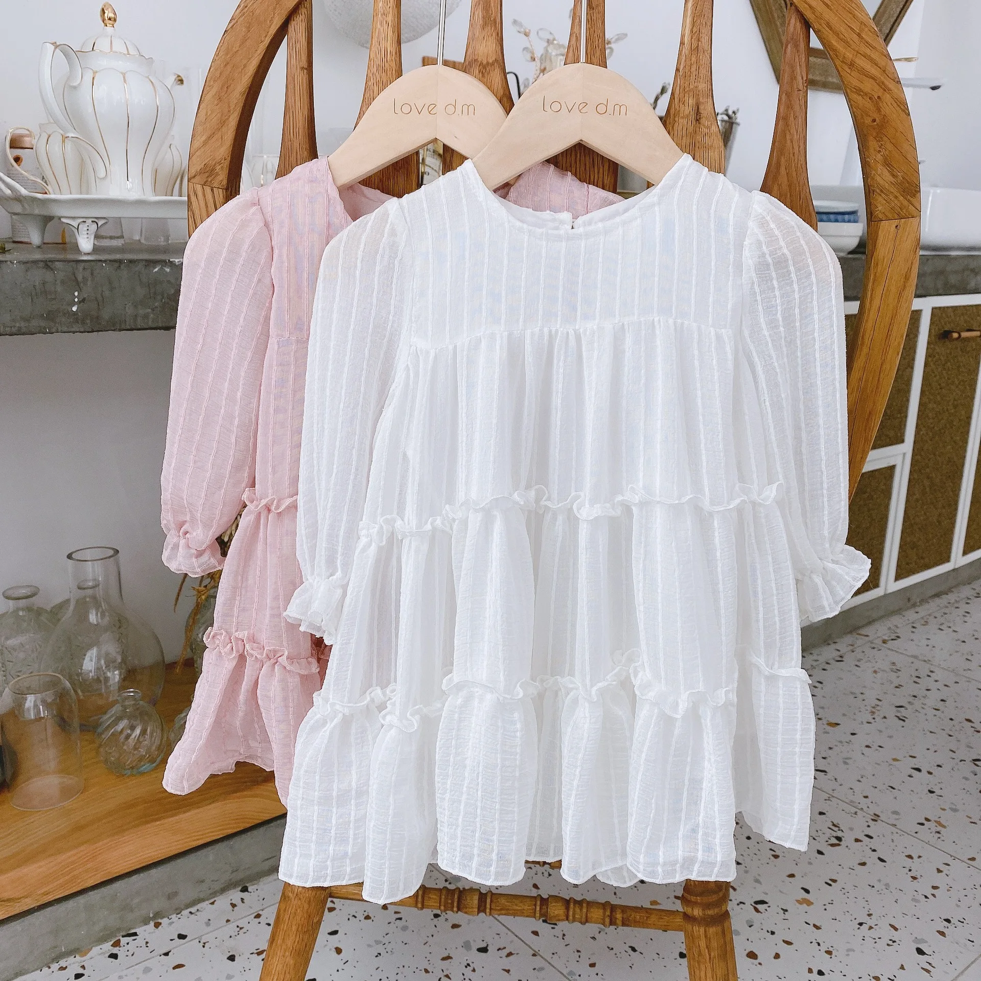 WLG Girls Tutu Dress Kids Clothes Spring Autumn Solid White Pink Ruffle Dresses Baby Girl Cute All Match Clothes for 1-6 Years
WLG Girls Tutu Dress Kids Clothes Spring Autumn Solid White Pink Ruffle Dresses Baby Girl Cute All Match Clothes for 1-6 Years