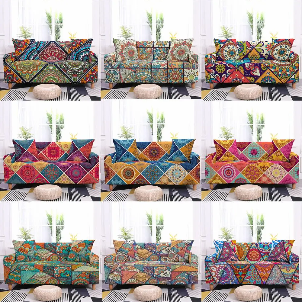 Boniu 1pc Geometric Mandala Printing Elastic Stretch Sofa Cover Bohemian Series Polyester Slipcover For Living Room Couch Cover
Boniu 1pc Geometric Mandala Printing Elastic Stretch Sofa Cover Bohemian Series Polyester Slipcover For Living Room Couch Cover