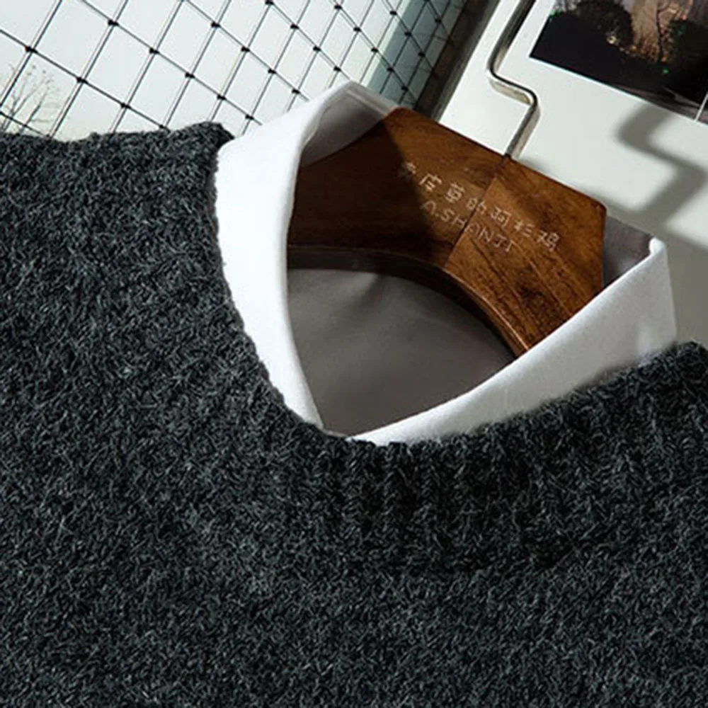 Knitted Sweater Men's Thickened 2021 New Woolen Clothes Korean Spring And Autumn Loose Retro Trend Personality Base Sweater
Knitted Sweater Men's Thickened 2021 New Woolen Clothes Korean Spring And Autumn Loose Retro Trend Personality Base Sweater