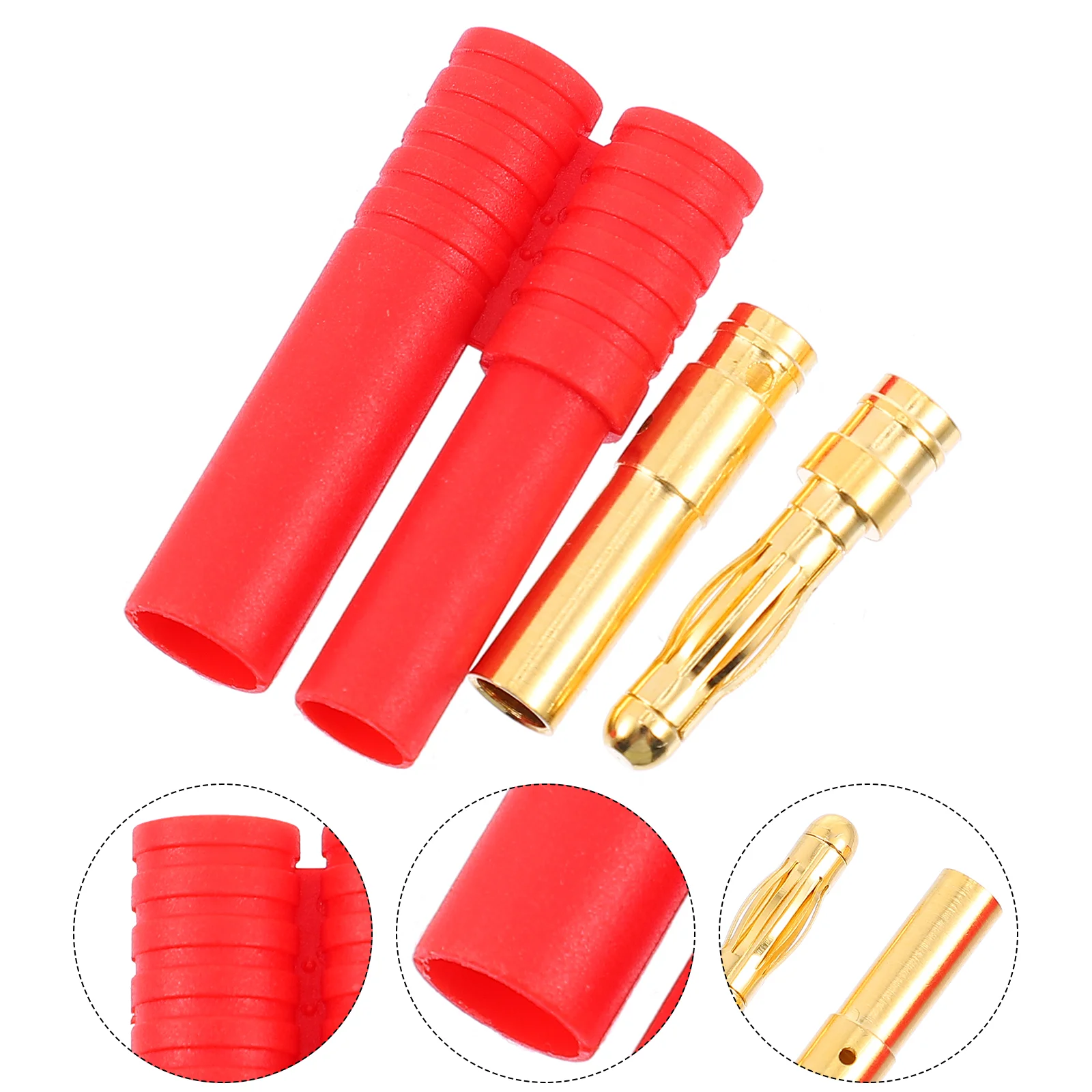 2 Pcs Diy Banana Plug Replacement Bullet Connector Diy Banana Connector Supply 
2 Pcs Diy Banana Plug Replacement Bullet Connector Diy Banana Connector Supply