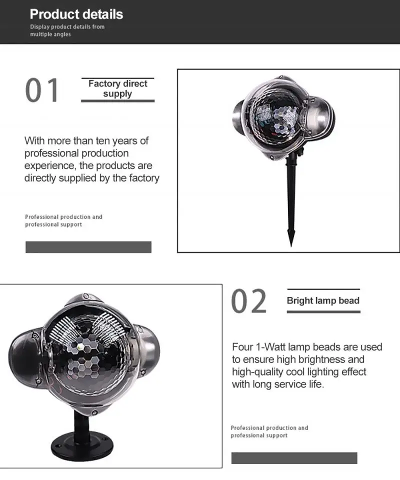 Projection Lamp Outdoor Garden Light Snow Lights Snow Spot LED Moving Snowflake Landscape Laser Projector Lamp Xmas
Projection Lamp Outdoor Garden Light Snow Lights Snow Spot LED Moving Snowflake Landscape Laser Projector Lamp Xmas