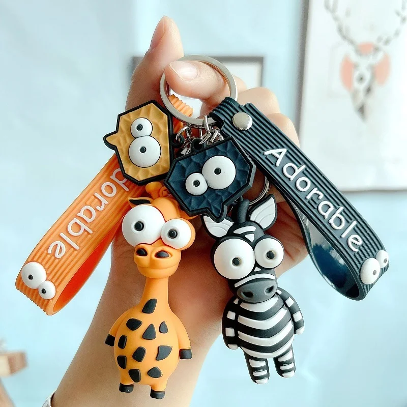 High-quality new cartoon ugly cute funny eye-catching giraffe key chain couple cute creative best car key chain bag pendant
High-quality new cartoon ugly cute funny eye-catching giraffe key chain couple cute creative best car key chain bag pendant