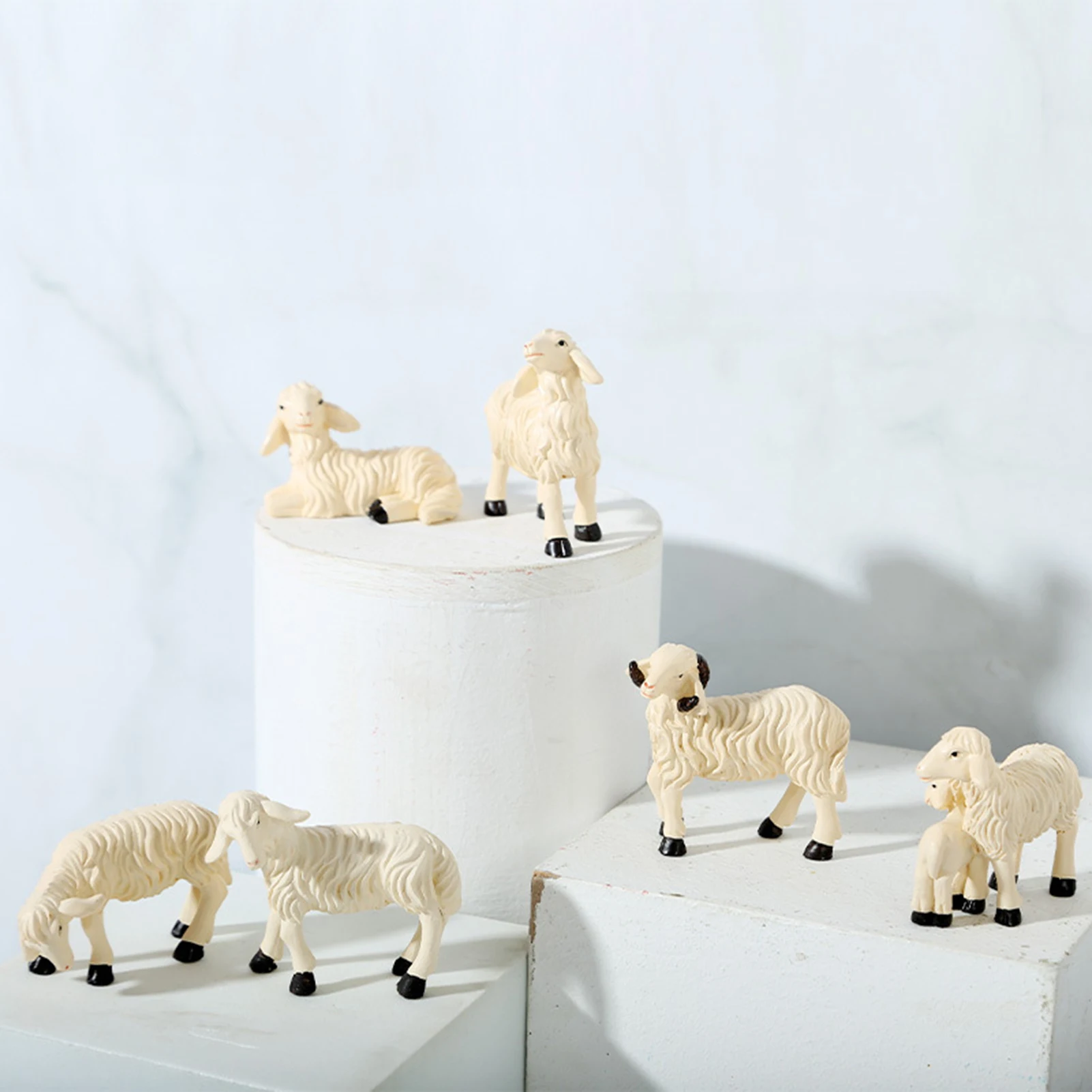 6pcs 3cm Lamb Statue Resin Crafts Lovely Garden Animal Statues Gifts Animal Ornaments Lamb Flowerpot Landscape Garden Ornaments
6pcs 3cm Lamb Statue Resin Crafts Lovely Garden Animal Statues Gifts Animal Ornaments Lamb Flowerpot Landscape Garden Ornaments