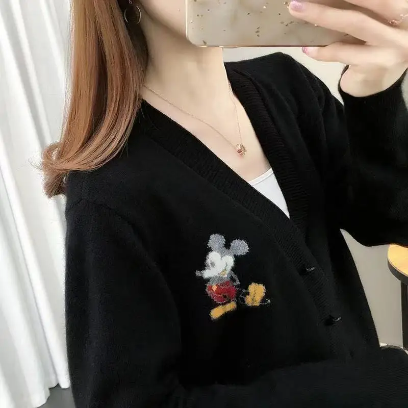 2021 new spring and autumn women's dress women's sweater with beautiful Mickey pattern
2021 new spring and autumn women's dress women's sweater with beautiful Mickey pattern