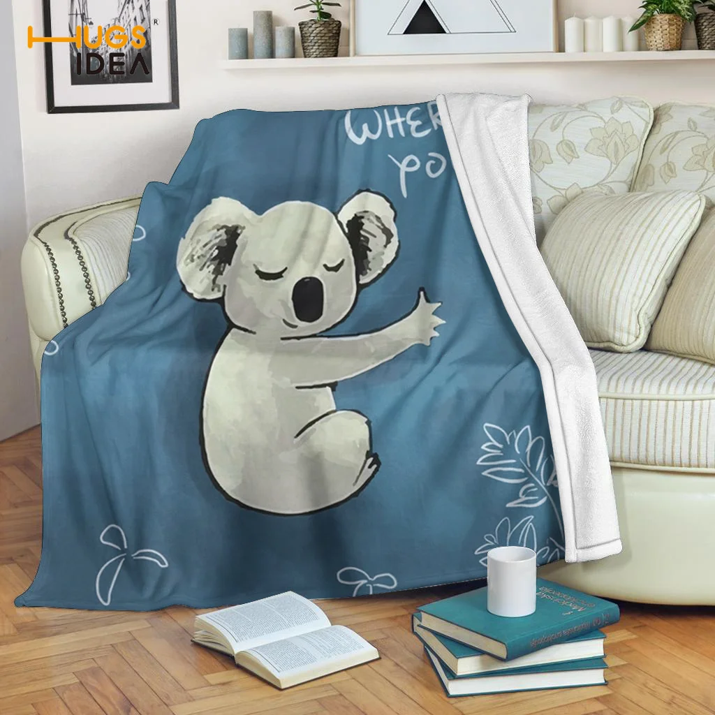 HUGSIDEA 2021 Hot Selling Top Flannel Blanket Thicken Winter Blanket Travel Cute Koala Design Top Quilts Good Quality Manta
HUGSIDEA 2021 Hot Selling Top Flannel Blanket Thicken Winter Blanket Travel Cute Koala Design Top Quilts Good Quality Manta