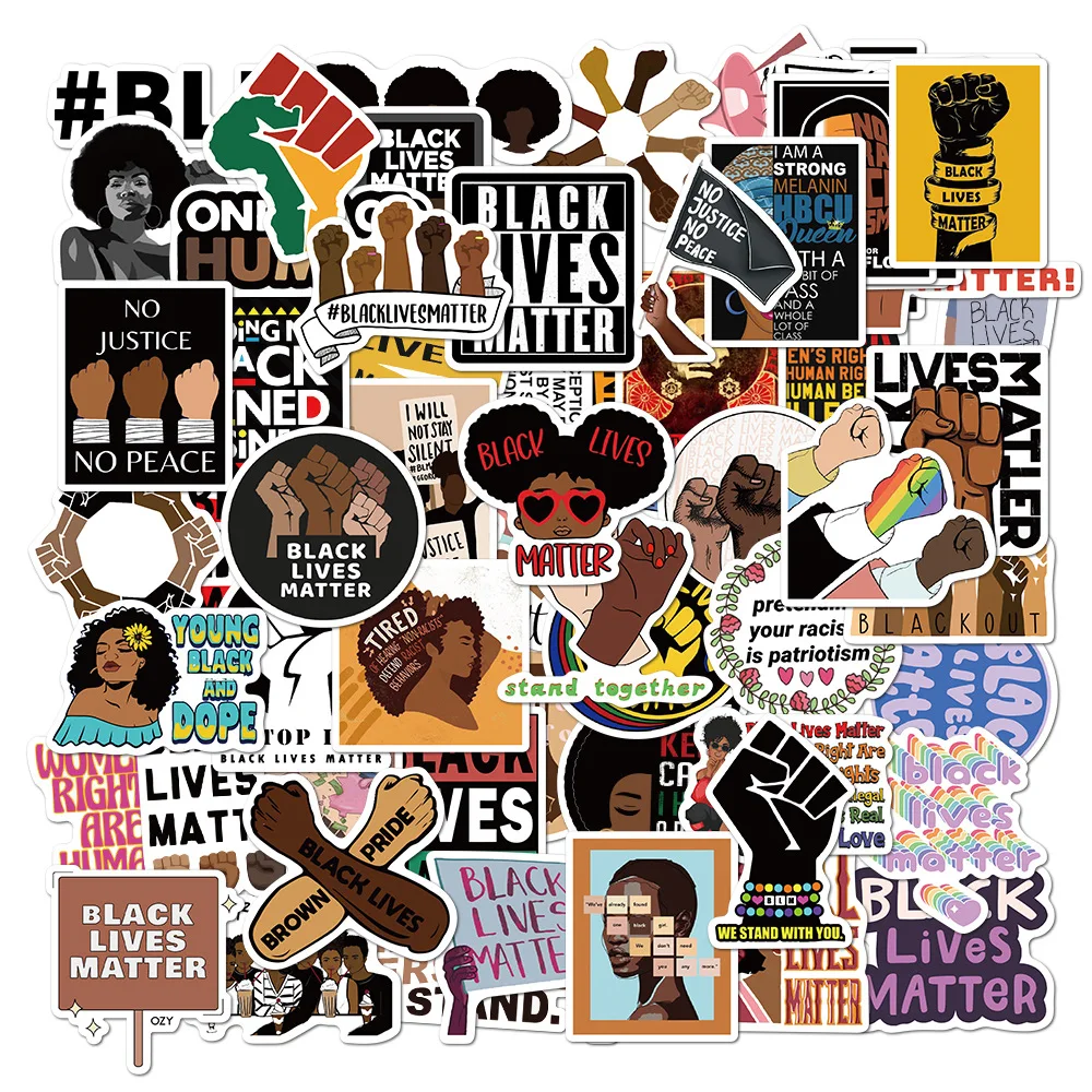 50/100PCS Black Lives Matter Stickers Decal For Stationery Laptop PS4 Suitcase Skateboard Motorcycle Guitar Waterproof Sticker
50/100PCS Black Lives Matter Stickers Decal For Stationery Laptop PS4 Suitcase Skateboard Motorcycle Guitar Waterproof Sticker