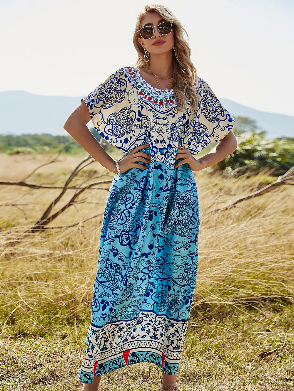 Summer Dress Women's Clothing Loose plus Size Print Dress Women's Casual Blouse Cross-Border Amazon Women Clothing
Summer Dress Women's Clothing Loose plus Size Print Dress Women's Casual Blouse Cross-Border Amazon Women Clothing
