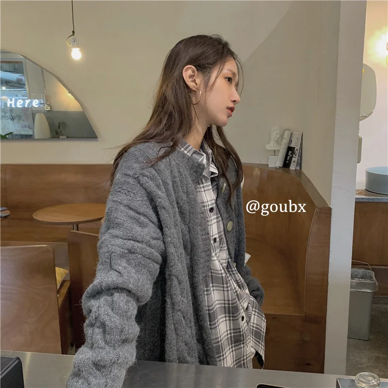 Осень 2021, зимний свитер, женские топы, вязаный пуловер, женская мягкая теплая толстая верхняя одежда
Осень 2021, зимний свитер, женские топы, вязаный пуловер, женская мягкая теплая толстая верхняя одежда