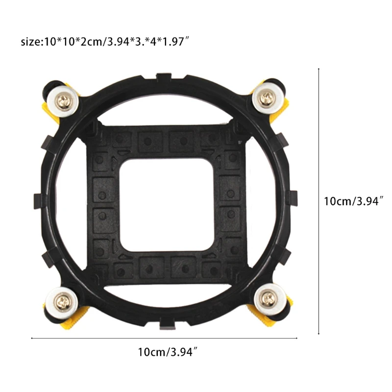 Heatsink Fan Mounting Bracket Kit CPU Radiator Bracket for LGA775 115X 1366 Adjustable Desktop Computer Bracket
Heatsink Fan Mounting Bracket Kit CPU Radiator Bracket for LGA775 115X 1366 Adjustable Desktop Computer Bracket