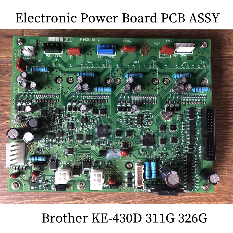 

Brother KE-430D 311G 326G Industrial Sewing Machine Part Button Machine Control Box Electronic Power Board PCB ASSY SA3739301