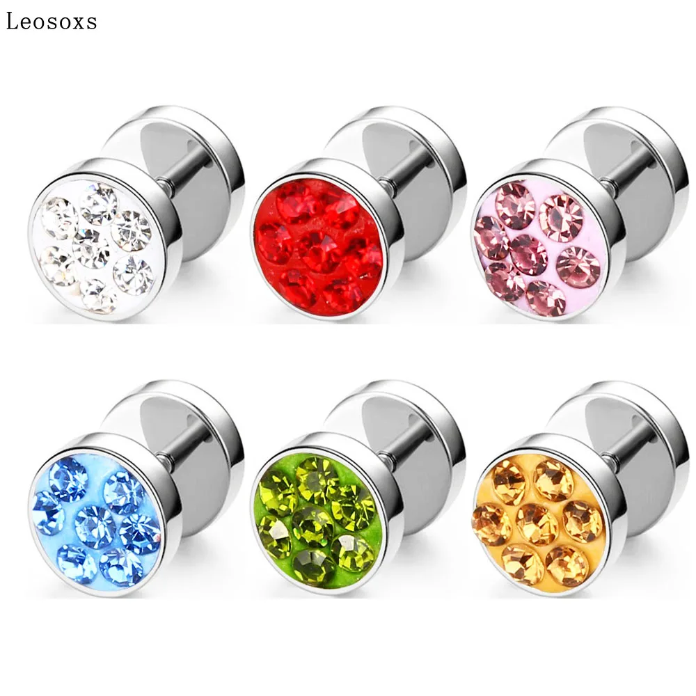 Leosoxs 1 Pcs Not Easy To Allergic Titanium Steel Barbell Earrings Fashion Dumbbell Black Street Fashion Jewelry
Leosoxs 1 Pcs Not Easy To Allergic Titanium Steel Barbell Earrings Fashion Dumbbell Black Street Fashion Jewelry