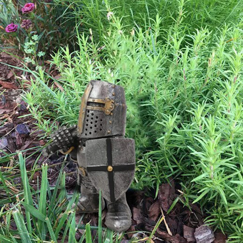 Knight Gnomes Guard Cross Templar Crusader Figurine Tall Suit Of Armor Miniature European Knight Sculpture Decor HFD889
Knight Gnomes Guard Cross Templar Crusader Figurine Tall Suit Of Armor Miniature European Knight Sculpture Decor HFD889