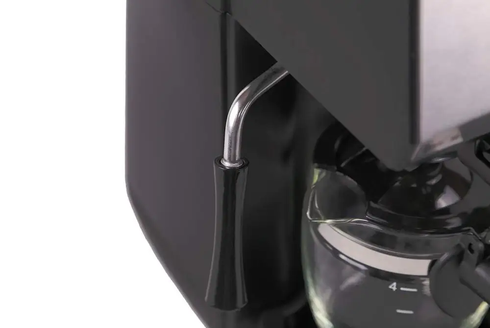 Grunkel, CAFPRESO-H5 Bar, Espresso coffee maker, with barometer, 5 Bar pressure for 4 cups, 870W, black and stainless steel
Grunkel, CAFPRESO-H5 Bar, Espresso coffee maker, with barometer, 5 Bar pressure for 4 cups, 870W, black and stainless steel