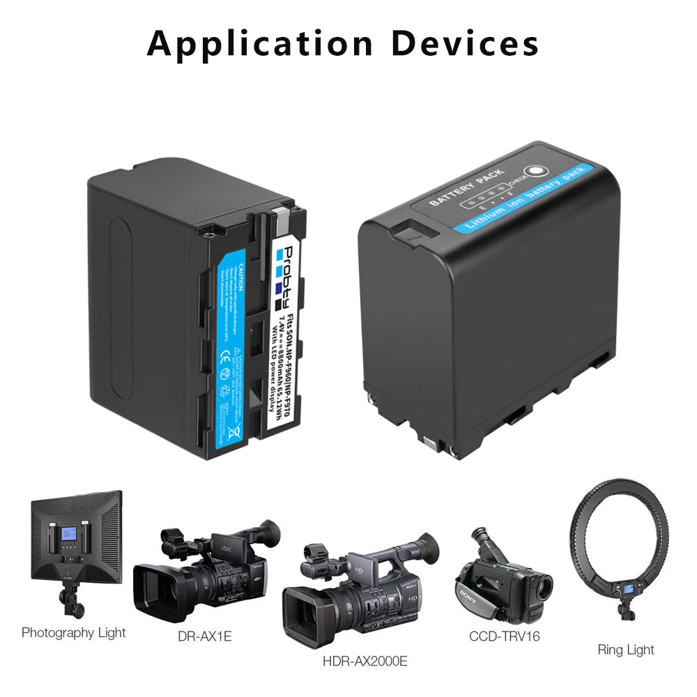 8800mAh/6200mAh NP F970 NP-F960 NP-F770 Power Indicator Battery Batterie +Ultra Fast LCD Dual Charger for Sony NP F970 F960 F750
8800mAh/6200mAh NP F970 NP-F960 NP-F770 Power Indicator Battery Batterie +Ultra Fast LCD Dual Charger for Sony NP F970 F960 F750