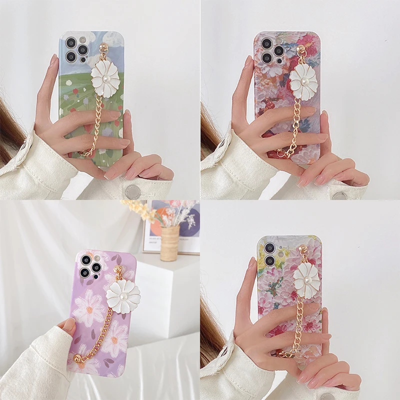 Flower Bracelet Soft Case For iPhone 11 12 Pro Max Mini 7 8 Plus XR X XS MAX INS Women Cover
Flower Bracelet Soft Case For iPhone 11 12 Pro Max Mini 7 8 Plus XR X XS MAX INS Women Cover