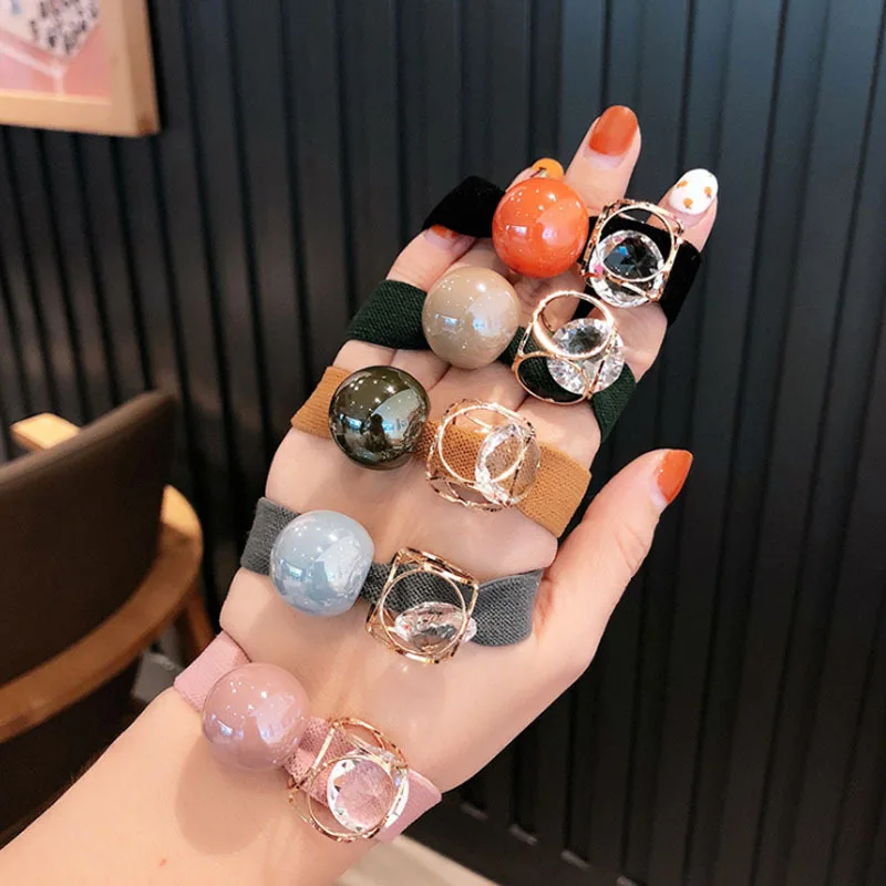 Girls Colorful High Ealstic Hair Bands for Women Geometric Crystal Ball Women Hair Accessories Ponytail Holders Gum Wholesale
Girls Colorful High Ealstic Hair Bands for Women Geometric Crystal Ball Women Hair Accessories Ponytail Holders Gum Wholesale