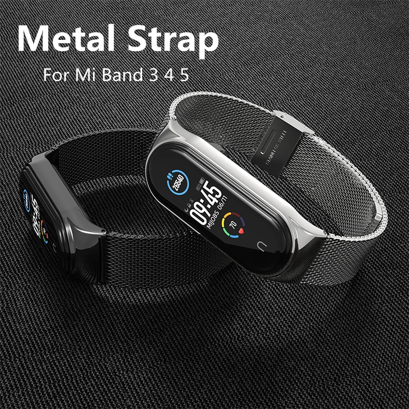 Strap For Xiaomi Mi Band 3 4 5 Wrist Metal Bracelet Screwless Stainless Steel MIband for Mi Band 4 3 Strap Wristbands Pulseira
Strap For Xiaomi Mi Band 3 4 5 Wrist Metal Bracelet Screwless Stainless Steel MIband for Mi Band 4 3 Strap Wristbands Pulseira
