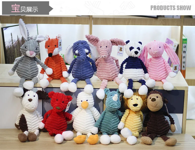 1pc Cute Plush Toy Forest Animal Stripe Baby Elephant Lion Fox Rabbit Pig Panda Duck Monkey Soft Doll Birthday Gift
1pc Cute Plush Toy Forest Animal Stripe Baby Elephant Lion Fox Rabbit Pig Panda Duck Monkey Soft Doll Birthday Gift