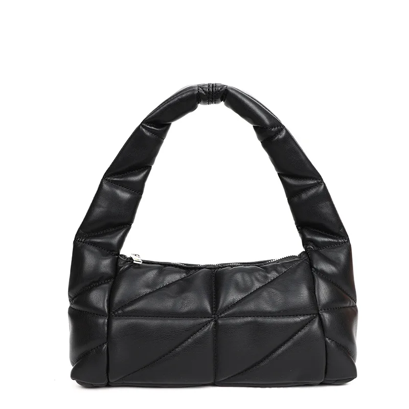 Black Quilted Fashion Niche Shoulder Underarm Bag Western Style Rhombic Wrist Underarm Handbag Personalized Female Shoulder Bag.
Black Quilted Fashion Niche Shoulder Underarm Bag Western Style Rhombic Wrist Underarm Handbag Personalized Female Shoulder Bag.