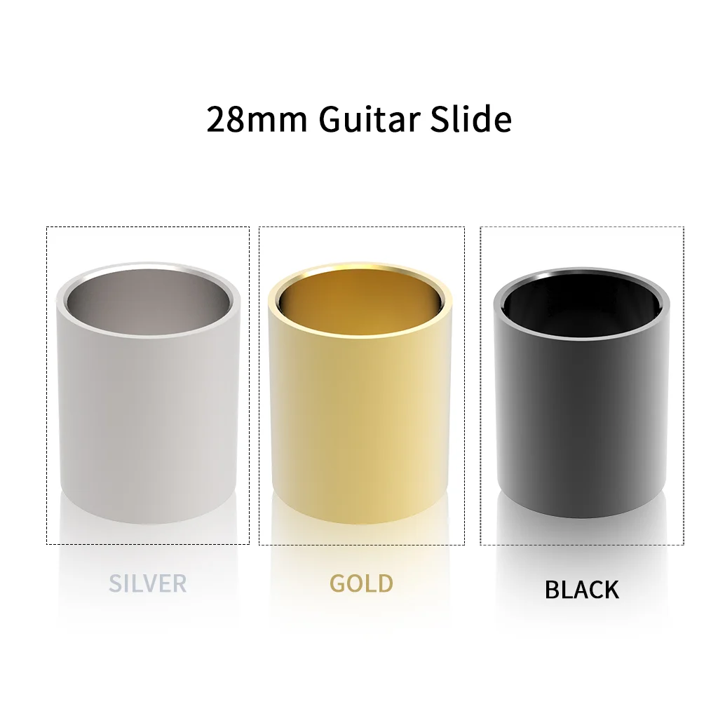 Stainless Steel Tube 28MM Metal Finger Guitar Slider For Guitar Ukulele String Instruments Guitar Accessories
Stainless Steel Tube 28MM Metal Finger Guitar Slider For Guitar Ukulele String Instruments Guitar Accessories