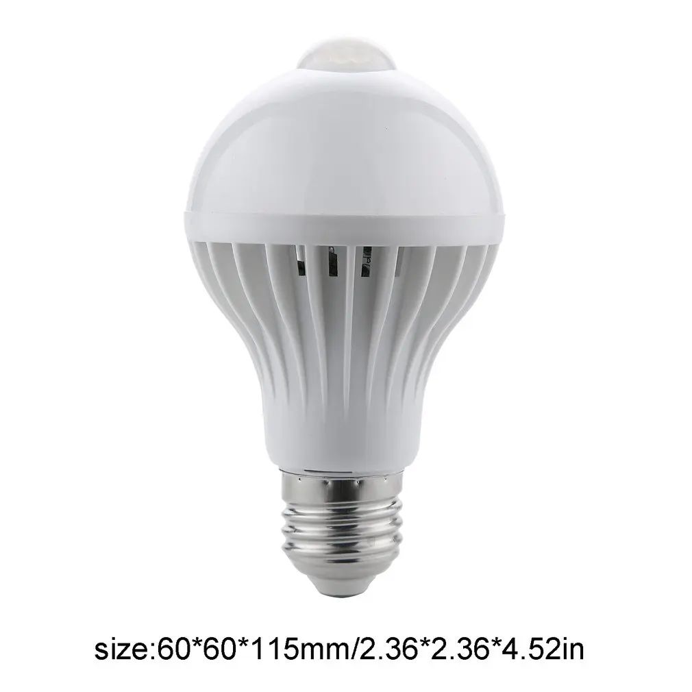 Lamp With Motion Sensor Light PIR LED Night Light Movement Detection Sensor Lights Home Sound Light Sensor 220V lamps E27