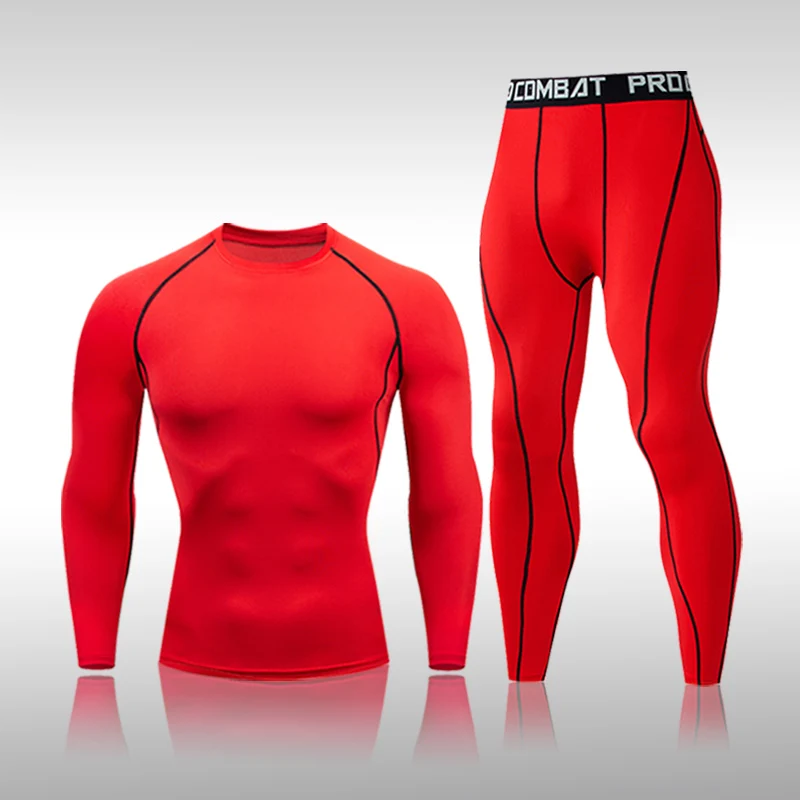 Men's Training Sportswear Set Gym Fitness Compression Sport Suit Jogging Tight Tracksuits Quick Dry Sports Wear Fit Clothes
Men's Training Sportswear Set Gym Fitness Compression Sport Suit Jogging Tight Tracksuits Quick Dry Sports Wear Fit Clothes
