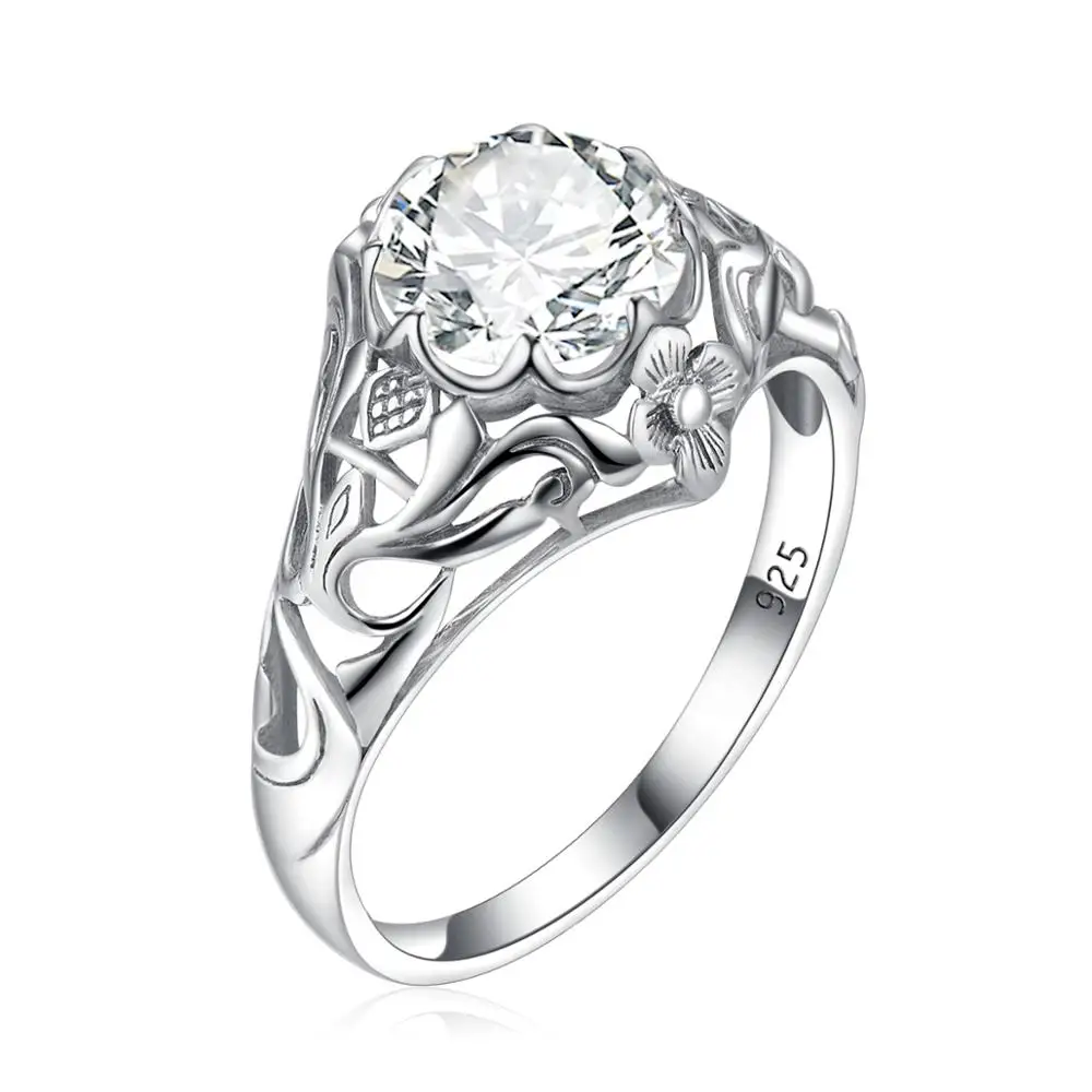 Real Sterling Silver Ring For Women Trendy Eternal Love Ring Round Flower Zircon Wedding Engagement Fine Jewelry Girlfriend Gift
Real Sterling Silver Ring For Women Trendy Eternal Love Ring Round Flower Zircon Wedding Engagement Fine Jewelry Girlfriend Gift