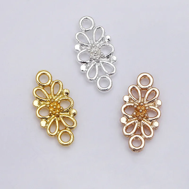 50 PCS 18*26mm Metal Alloy Flowers Pendant Connectors Charm DIY Jewelry Findings
50 PCS 18*26mm Metal Alloy Flowers Pendant Connectors Charm DIY Jewelry Findings