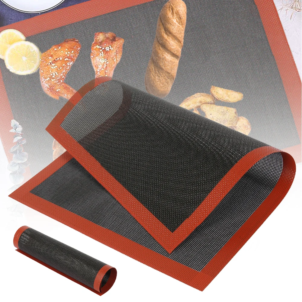Non-Stick Silicone Baking Mat Sheet Liner Tool for Cookie /Bread/ Macaroon/Biscuit Kitchen Bakeware Accessories Tool 40x30cm
Non-Stick Silicone Baking Mat Sheet Liner Tool for Cookie /Bread/ Macaroon/Biscuit Kitchen Bakeware Accessories Tool 40x30cm