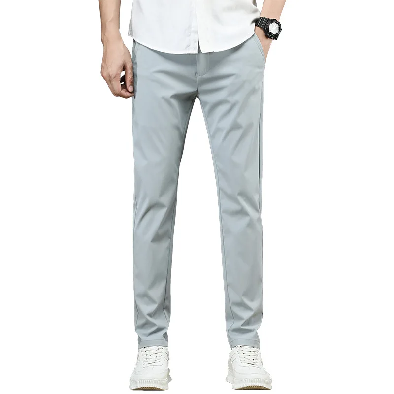 Men's casual pants men's 2021 spring and summer new young men's fashion elastic pants solid color small straight men's pants
Men's casual pants men's 2021 spring and summer new young men's fashion elastic pants solid color small straight men's pants