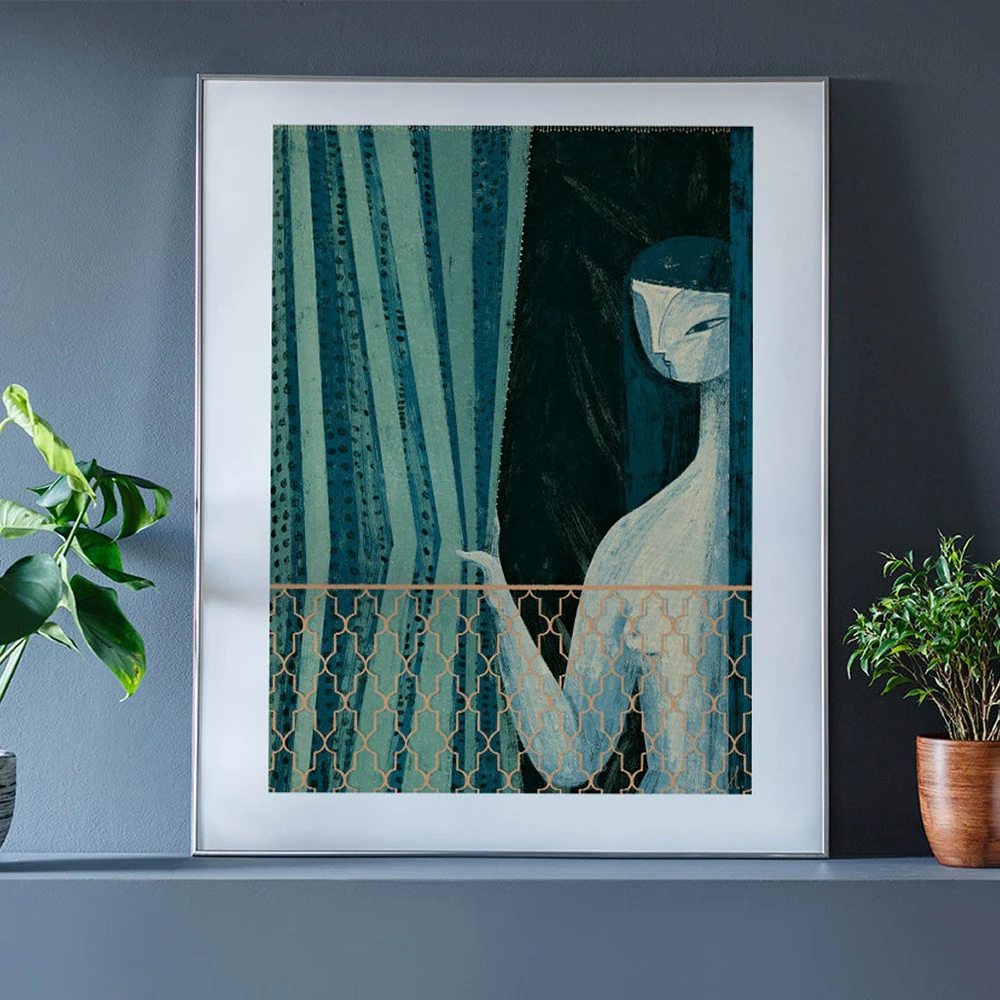 Nordic Romantic Nude In Green Canvas Painting Art Nordic Posters and Prints Wall Pictures for Living Room Decoration Frameless
Nordic Romantic Nude In Green Canvas Painting Art Nordic Posters and Prints Wall Pictures for Living Room Decoration Frameless
