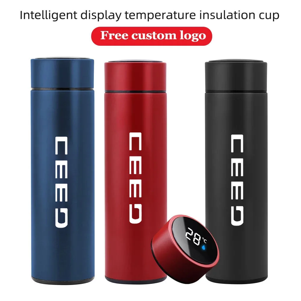 500ml Stainless Steel Coffee Thermos Mug With Temperature Display Car Vacuum Flask Travel Insulated Bottle For Kia Ceed
500ml Stainless Steel Coffee Thermos Mug With Temperature Display Car Vacuum Flask Travel Insulated Bottle For Kia Ceed