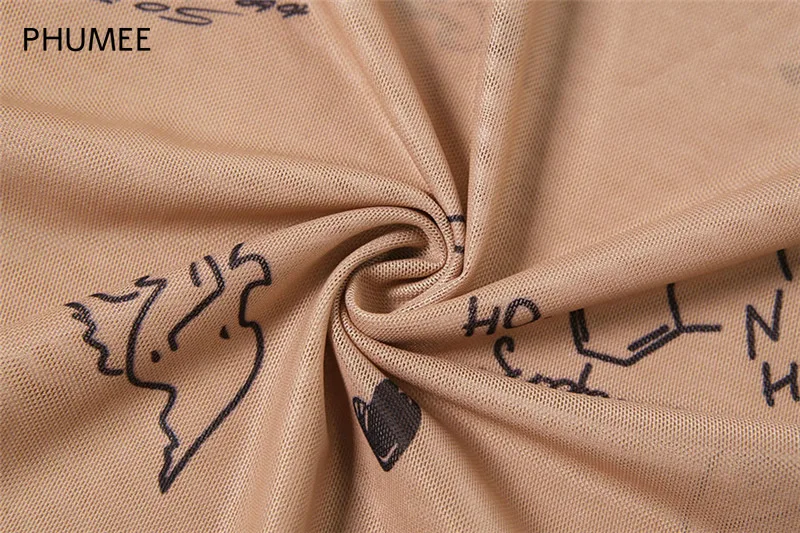 PHUMEE Y2K See Through Graffiti Bodysuits for Women Summer Clothes Sexy Long Sleeve Mesh Rompers Ladies Print Jumpsuits 2021 
PHUMEE Y2K See Through Graffiti Bodysuits for Women Summer Clothes Sexy Long Sleeve Mesh Rompers Ladies Print Jumpsuits 2021