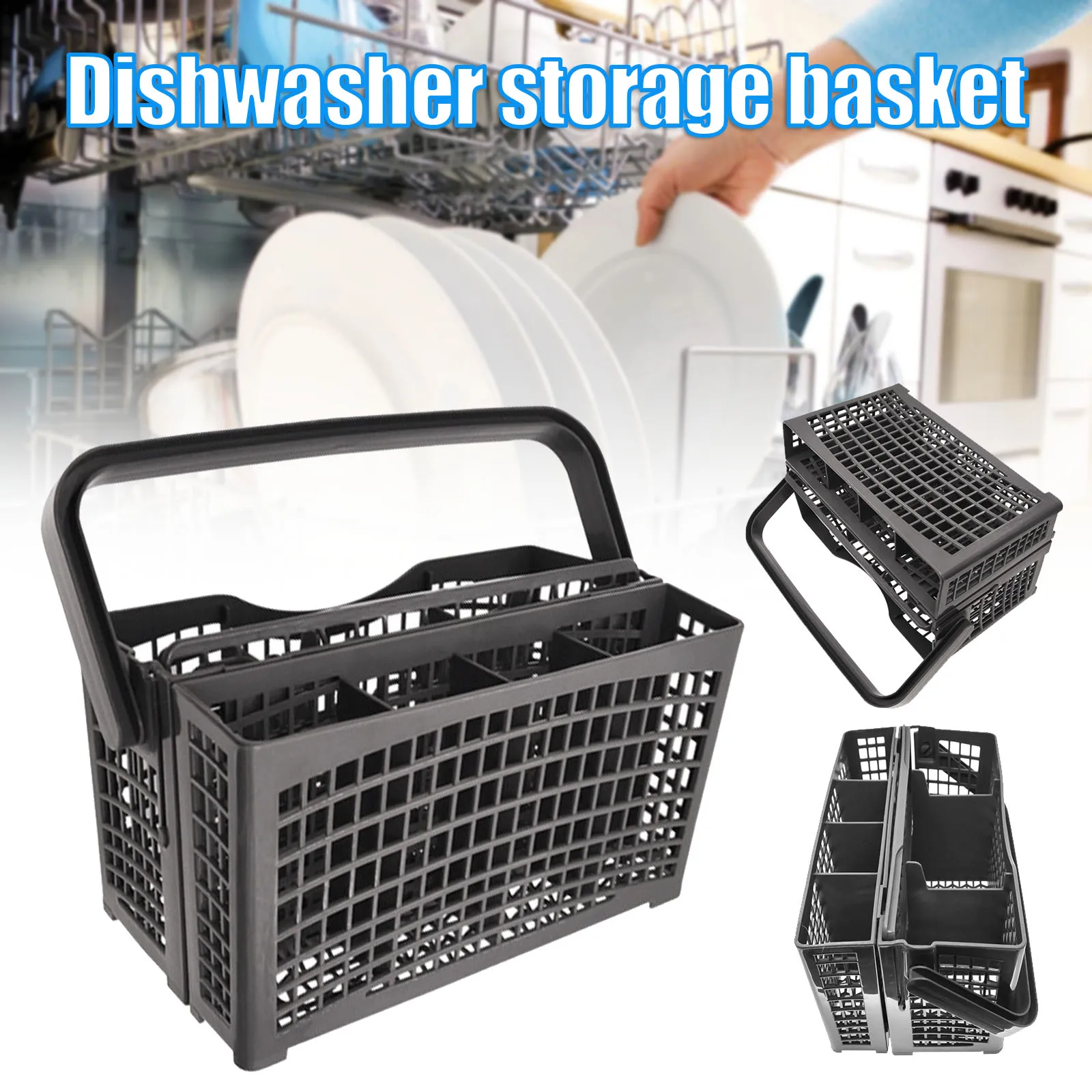 Universal Dishwasher Basket with Plastic Portable Multifunction Heat-Resistant Durable Long Lasting for Kitchen Use DCS
Universal Dishwasher Basket with Plastic Portable Multifunction Heat-Resistant Durable Long Lasting for Kitchen Use DCS