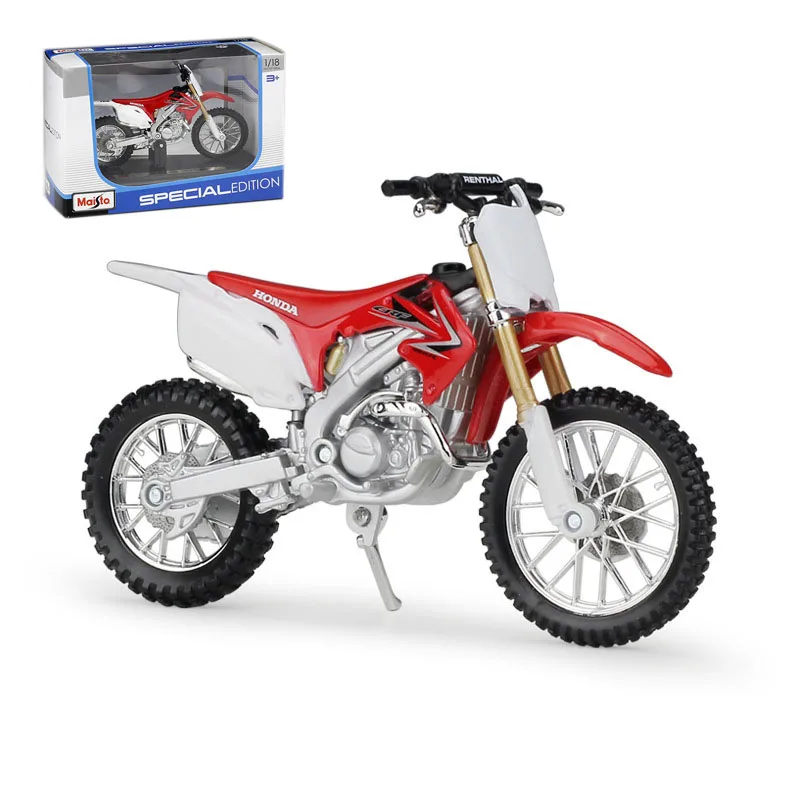 Модель автомобиля Maisto из сплава 1:18 HONDA CRF450R, металлическая Игрушечная машина, детская игрушка, коллекция подарков
Модель автомобиля Maisto из сплава 1:18 HONDA CRF450R, металлическая Игрушечная машина, детская игрушка, коллекция подарков