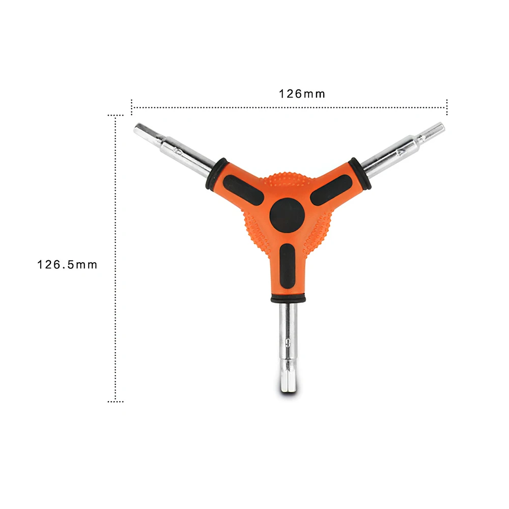 3 Way Bicycle Hex Wrench Stainless Steel Cycling Hex Wrench Y Shape Allen Wrench Multifunctional Spanner Bike Repair Tools
3 Way Bicycle Hex Wrench Stainless Steel Cycling Hex Wrench Y Shape Allen Wrench Multifunctional Spanner Bike Repair Tools