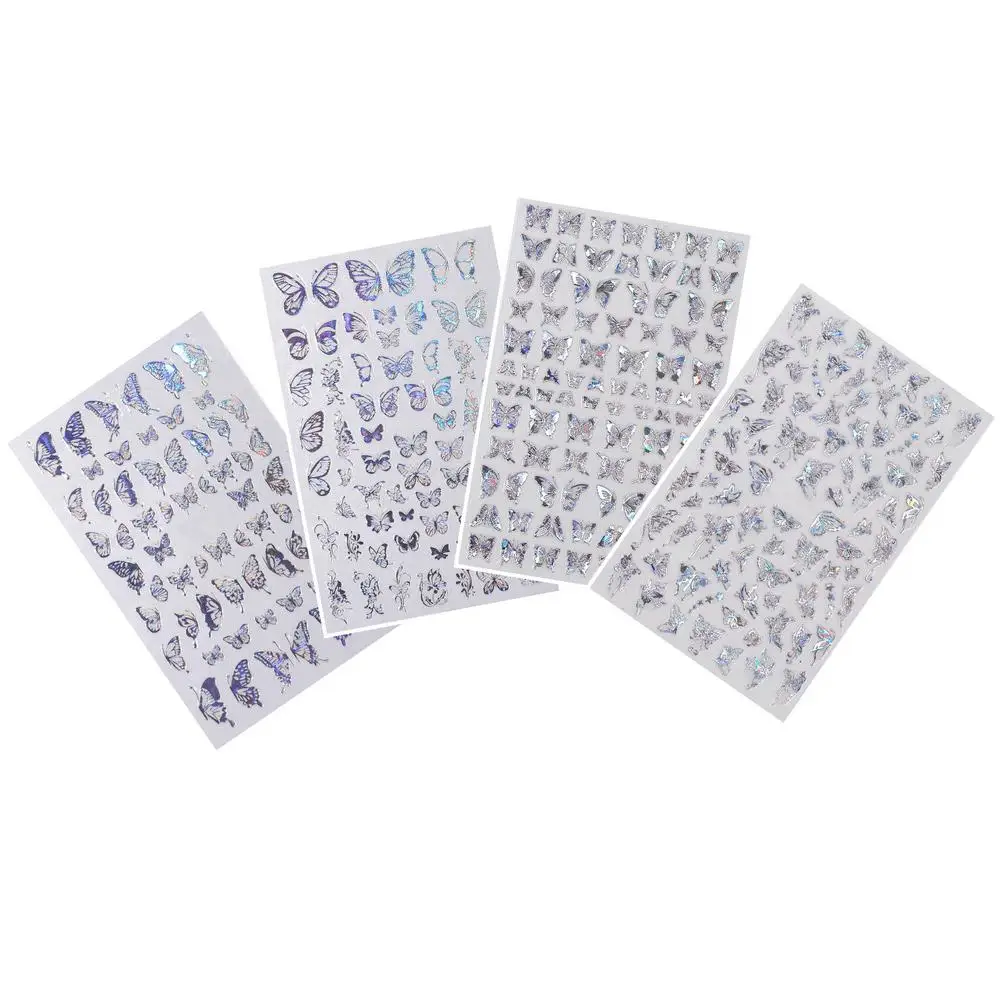 Nail Art Sticker Gold And Silver Nail Adhesive Sticker 3D Nail Decal Butterfly Nail Art Ornaments For Girls Women DIY
Nail Art Sticker Gold And Silver Nail Adhesive Sticker 3D Nail Decal Butterfly Nail Art Ornaments For Girls Women DIY