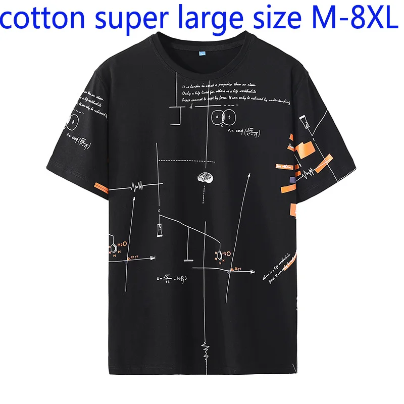 New Arrival Super Large Men Short Sleeve Fashion Print Graffiti Loose Cotton O-neck Knitted Casual T Shirt Plus Size M-7XL 8XL
New Arrival Super Large Men Short Sleeve Fashion Print Graffiti Loose Cotton O-neck Knitted Casual T Shirt Plus Size M-7XL 8XL