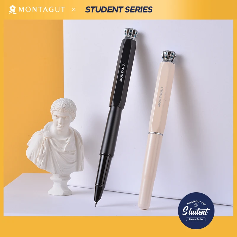 French Montagut Crown Fountain Pen Calligraphy High-end Exquisite Student Special Adult Business Gift Ink Pen Andstal
French Montagut Crown Fountain Pen Calligraphy High-end Exquisite Student Special Adult Business Gift Ink Pen Andstal