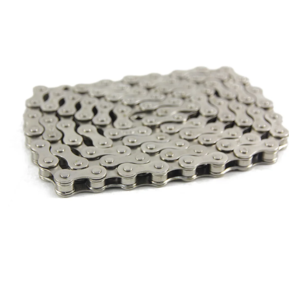 Bicycle Single Speed Anti-Rust Plating CP Chain Z410 Bike Stroller Chain 98L Durable Silver Bicycle Accessories
Bicycle Single Speed Anti-Rust Plating CP Chain Z410 Bike Stroller Chain 98L Durable Silver Bicycle Accessories