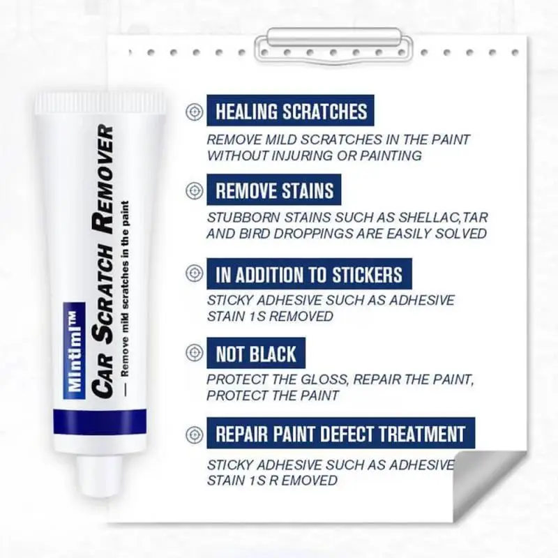 Professional Scratch Remover Paste Paint Care Accessories 30ml Car Bodywork & Sponges Scratch repair paste Permanent
Professional Scratch Remover Paste Paint Care Accessories 30ml Car Bodywork & Sponges Scratch repair paste Permanent