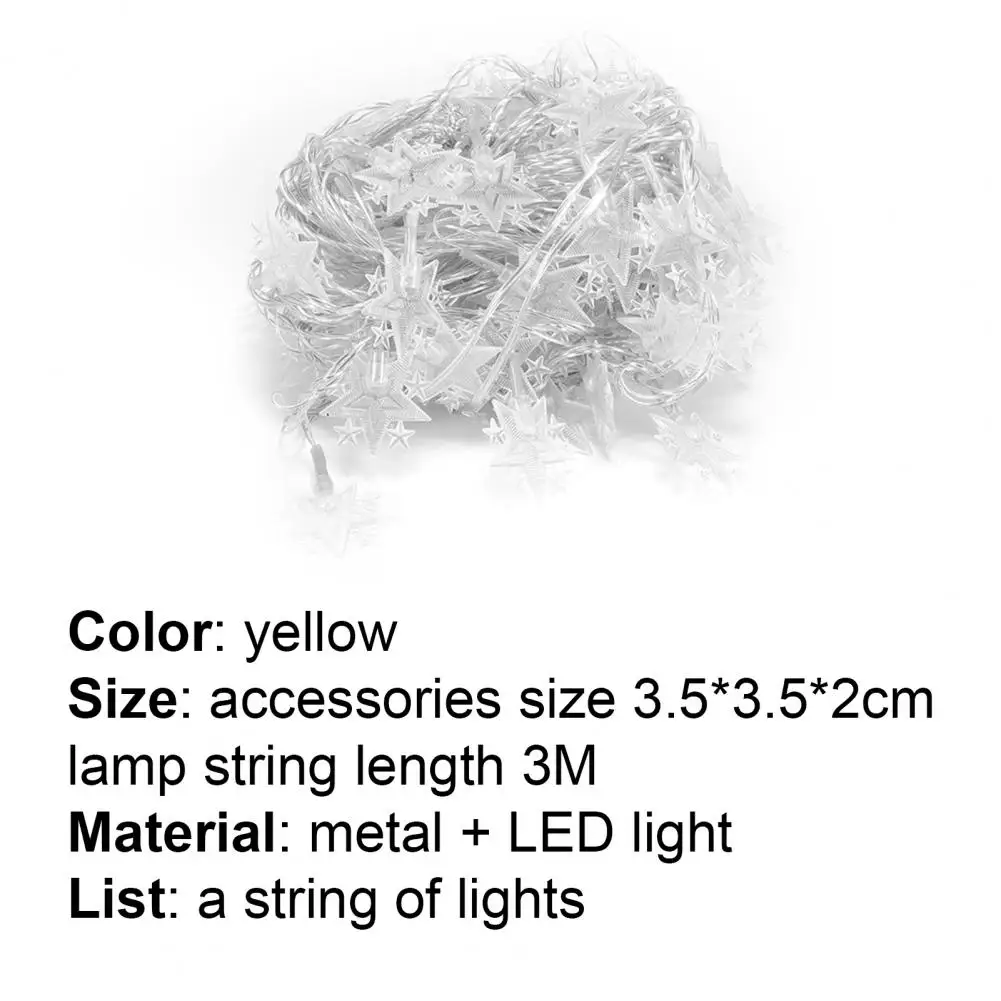 3M LED Stars String Lights Outdoor LEDs Strings Decors Lamp Garden Christmas Holiday decorative Night Light for Party
3M LED Stars String Lights Outdoor LEDs Strings Decors Lamp Garden Christmas Holiday decorative Night Light for Party