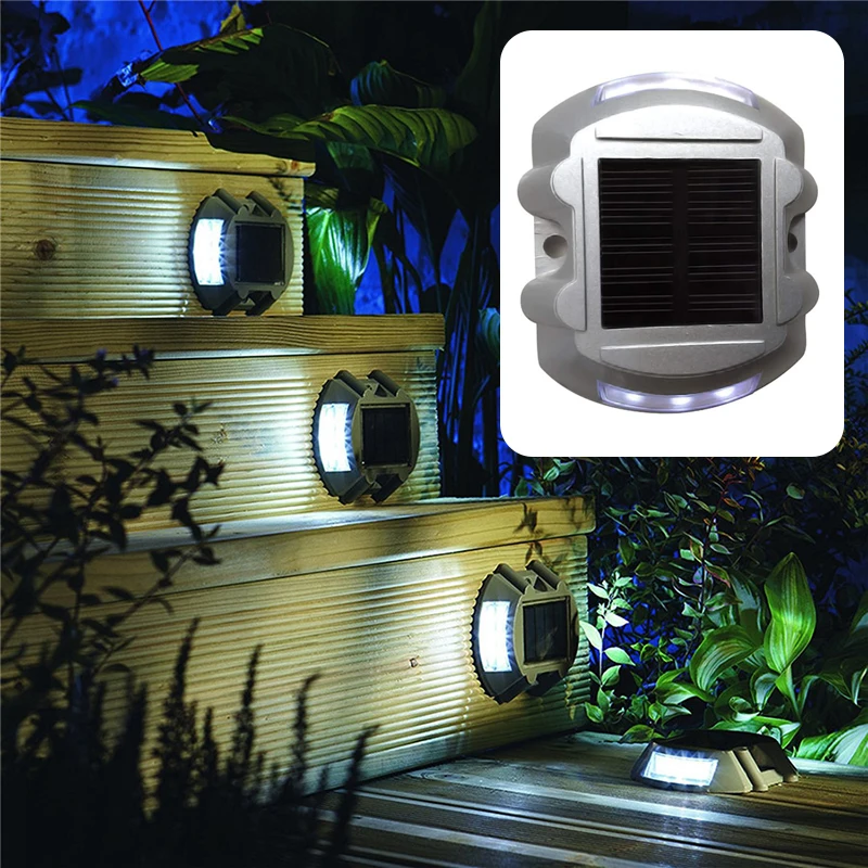 Waterproof Solar Garden Lamp 6 LED Road White Pathway Driveway Solar Powered Security Lights IP68 6LED Outdoor Warning Stair
Waterproof Solar Garden Lamp 6 LED Road White Pathway Driveway Solar Powered Security Lights IP68 6LED Outdoor Warning Stair