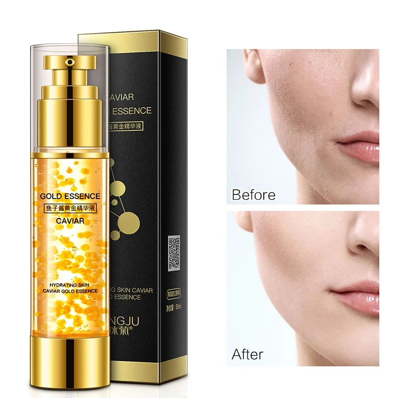 Hyaluronic Face Serum 24k Gold Caviar Serum Moisturizing Lifting Firming Essence Whitening Anti Aging Wrinkle Acne Skin Care
Hyaluronic Face Serum 24k Gold Caviar Serum Moisturizing Lifting Firming Essence Whitening Anti Aging Wrinkle Acne Skin Care