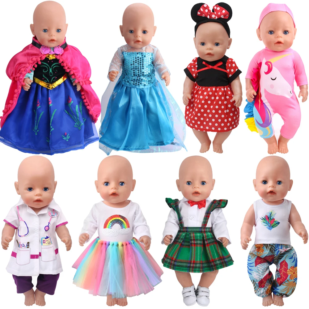 43 Cm Boy American Dolls Clothes Elsa Dress School Uniforms Unicorn Queen Skirt Born Baby Toys Fit 18 Inch Girls Doll Gift f41
43 Cm Boy American Dolls Clothes Elsa Dress School Uniforms Unicorn Queen Skirt Born Baby Toys Fit 18 Inch Girls Doll Gift f41
