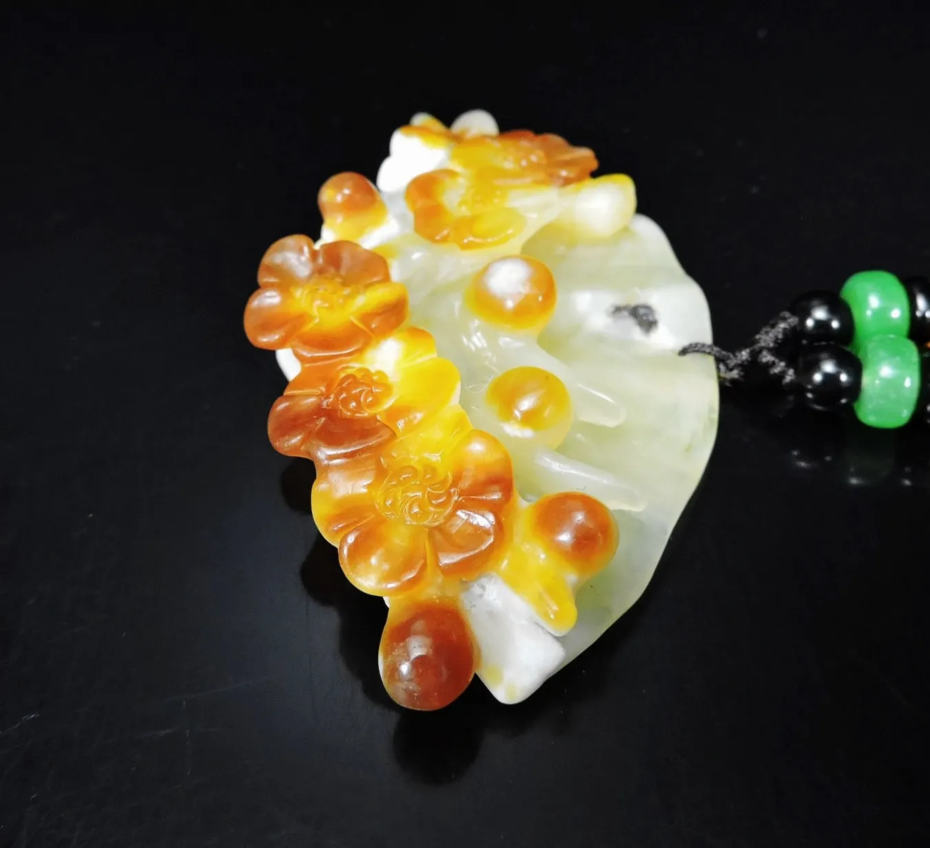 Jade Jewelry Natural Jade Pendant Necklace Hand-Carved plum flower&fan Jadeite Necklace Pendant Gift No Treatment 496f
Jade Jewelry Natural Jade Pendant Necklace Hand-Carved plum flower&fan Jadeite Necklace Pendant Gift No Treatment 496f