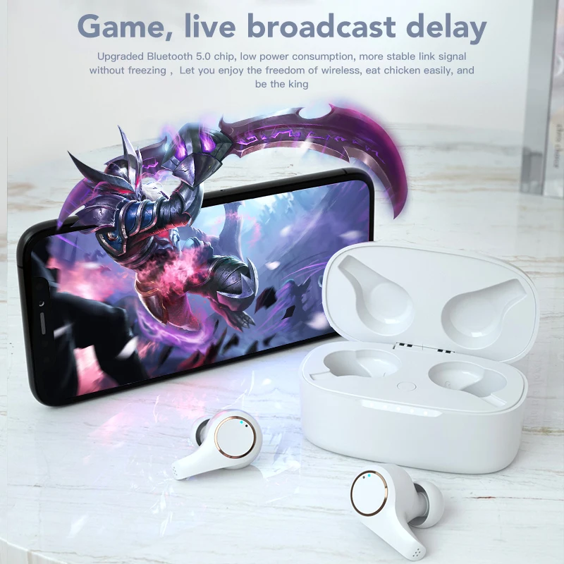 ONLIVING TWS Bluetooth Earphone Wireless Waterproof Dual Mic Active Noise Cancelling Touch Adjust Volume Earbuds Headset Type-c
ONLIVING TWS Bluetooth Earphone Wireless Waterproof Dual Mic Active Noise Cancelling Touch Adjust Volume Earbuds Headset Type-c