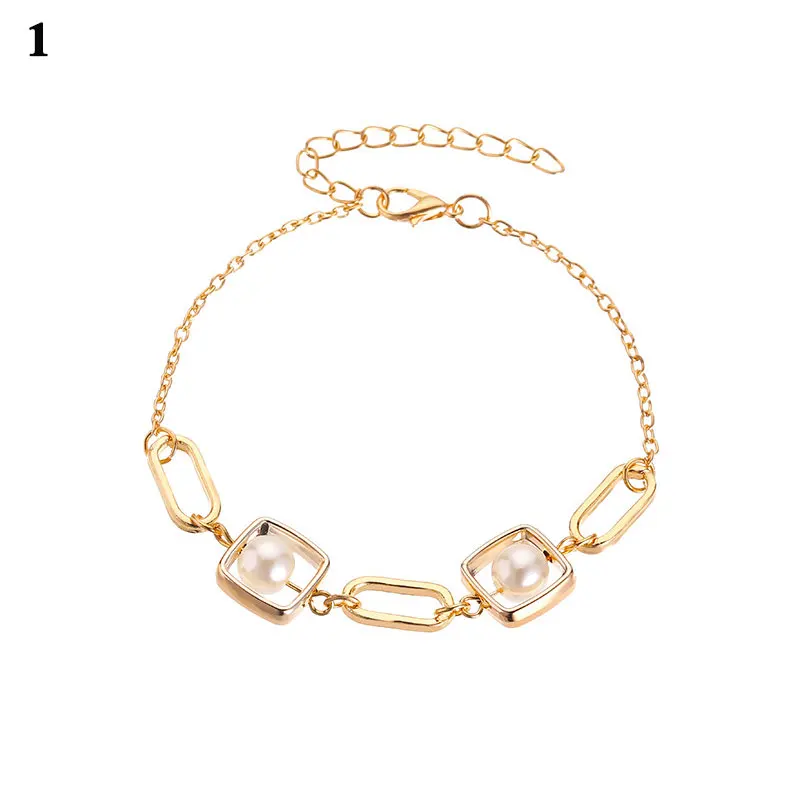 New Party Fashion Jewelry Cold Wind Thick Chain Bangle Charm Bracelet Simple Geometric Bracelet Personality Imitate Pearl INS
New Party Fashion Jewelry Cold Wind Thick Chain Bangle Charm Bracelet Simple Geometric Bracelet Personality Imitate Pearl INS