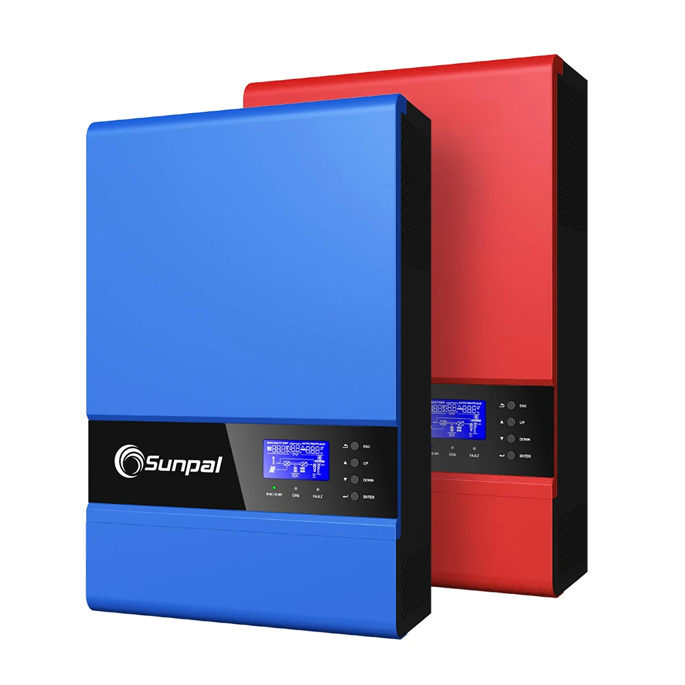 Sunpal 3KW Solar Hybrid Inverter 3000W Mppt Hybrid Solar Inverter Pure Sine Wave With Best Price
Sunpal 3KW Solar Hybrid Inverter 3000W Mppt Hybrid Solar Inverter Pure Sine Wave With Best Price
