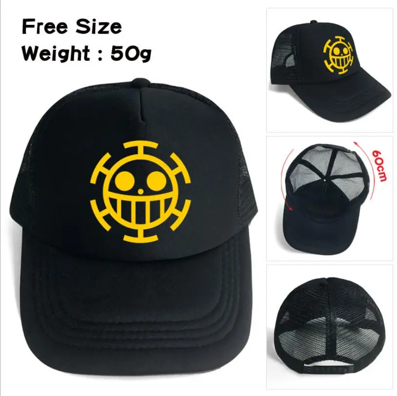One Piece Anime Skull Straw Hat Luffy Trafalgar D Water Law Gift Cartoon Men Women Boys Girls Mesh Base Ball Cap Hat Cosplay
One Piece Anime Skull Straw Hat Luffy Trafalgar D Water Law Gift Cartoon Men Women Boys Girls Mesh Base Ball Cap Hat Cosplay